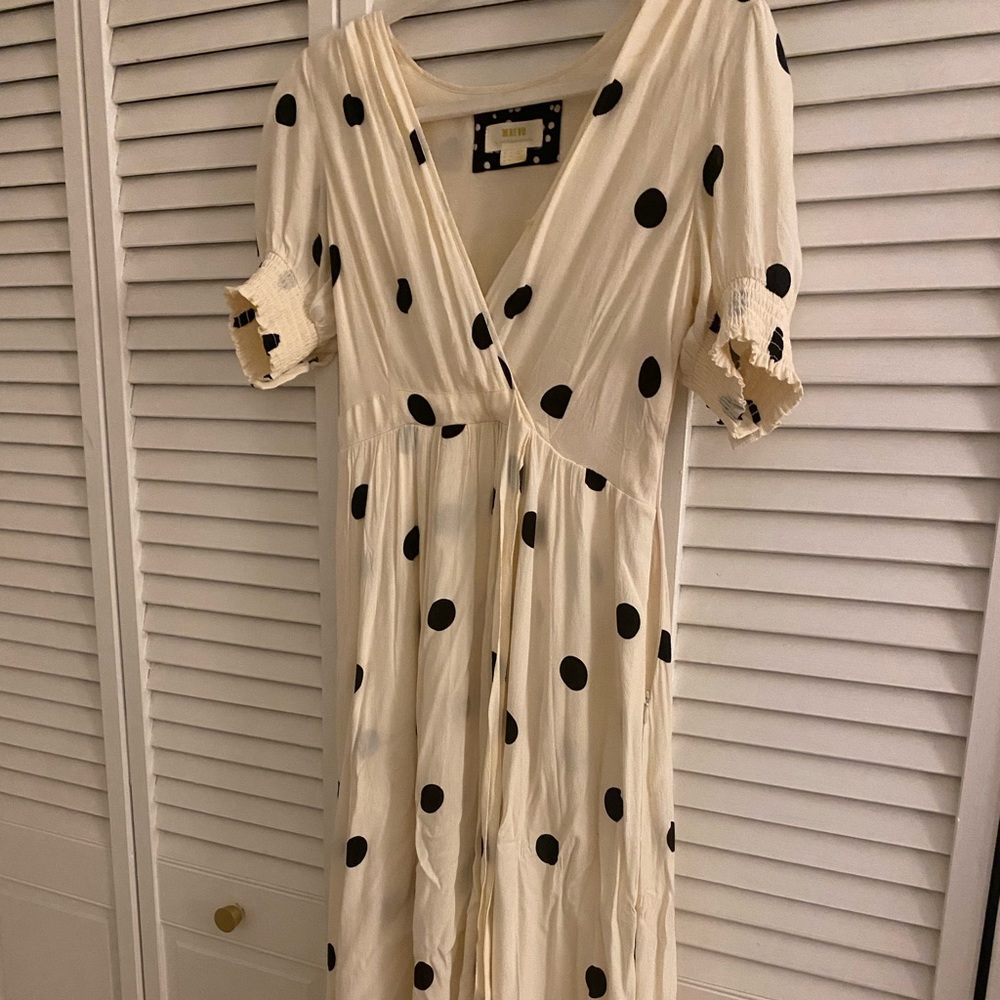 Anthropologie polka dot dress